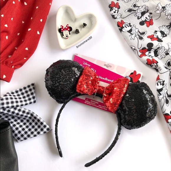 •HP• Disney Minnie Mouse Sequin Ears Headband - Picture 6 of 6